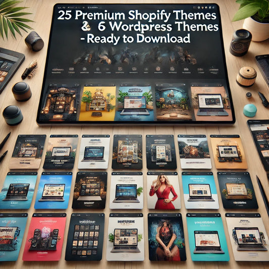 21 Premium Shopify Themes & 6 WordPress Themes - Ready for Download